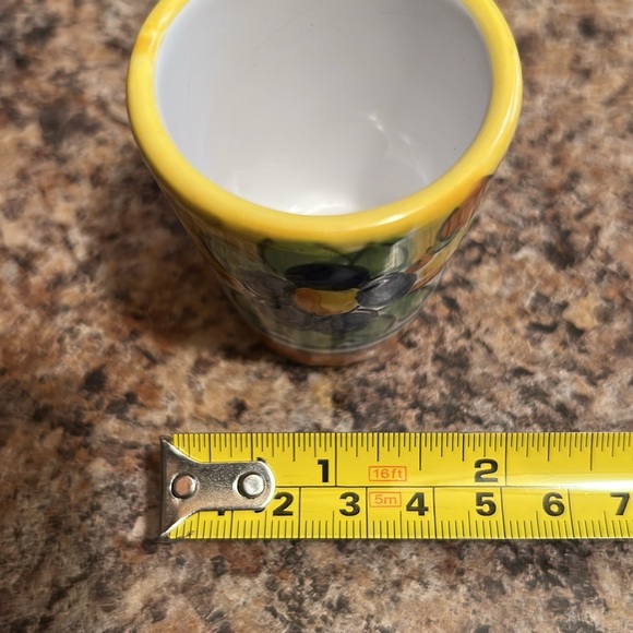 Terra-cotta shot glass can be used as a small planter - Picture 7 of 7